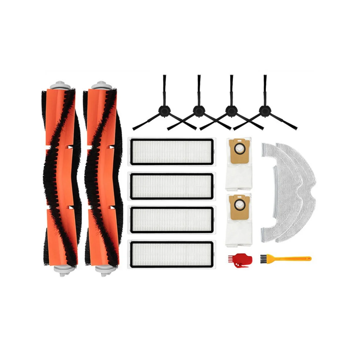 For Mop 2 Ultra / STYTJ05ZHM Hepa Filter Vacuum Cleaner Accessories Dust Bags Mop Cloth Main Side Brush