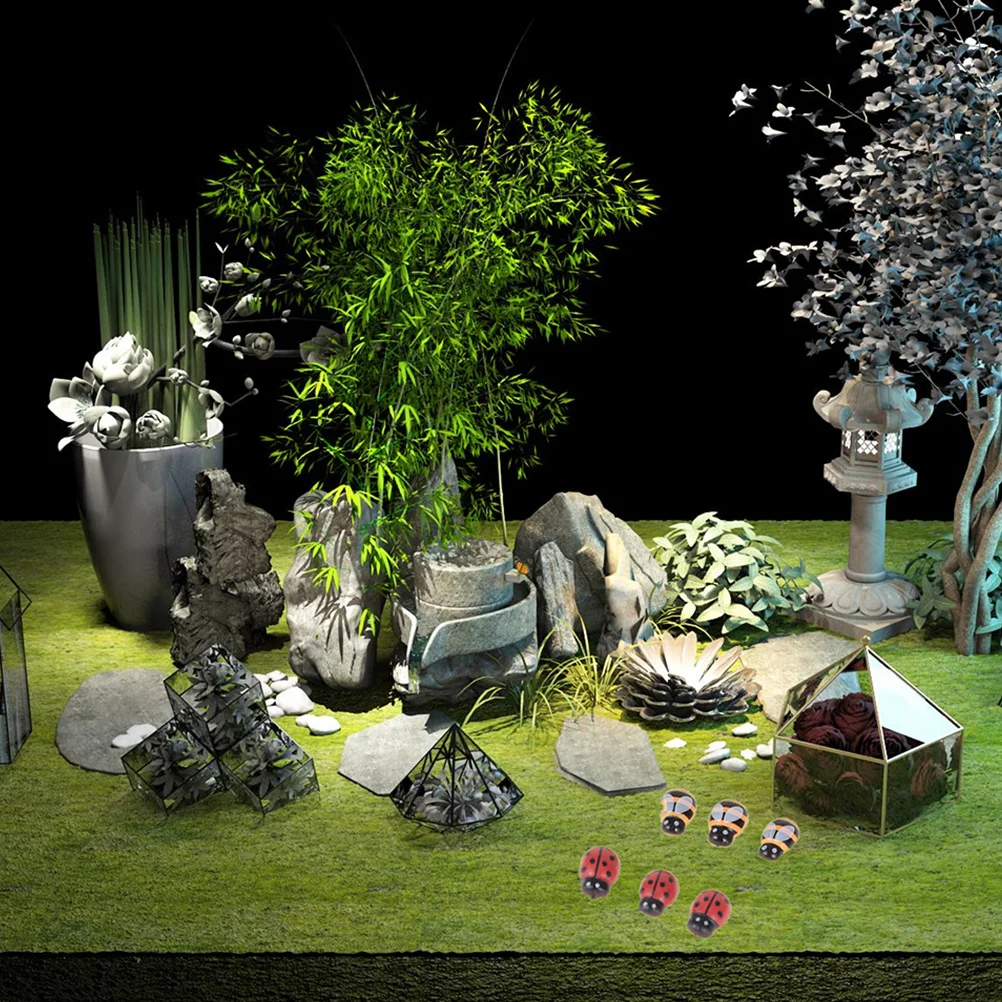 

200Pcs Wooden Bee Shape Small Patches 9x13mm Craft Making Clothes Decoration Bag Stickers Kids DIY Accessories