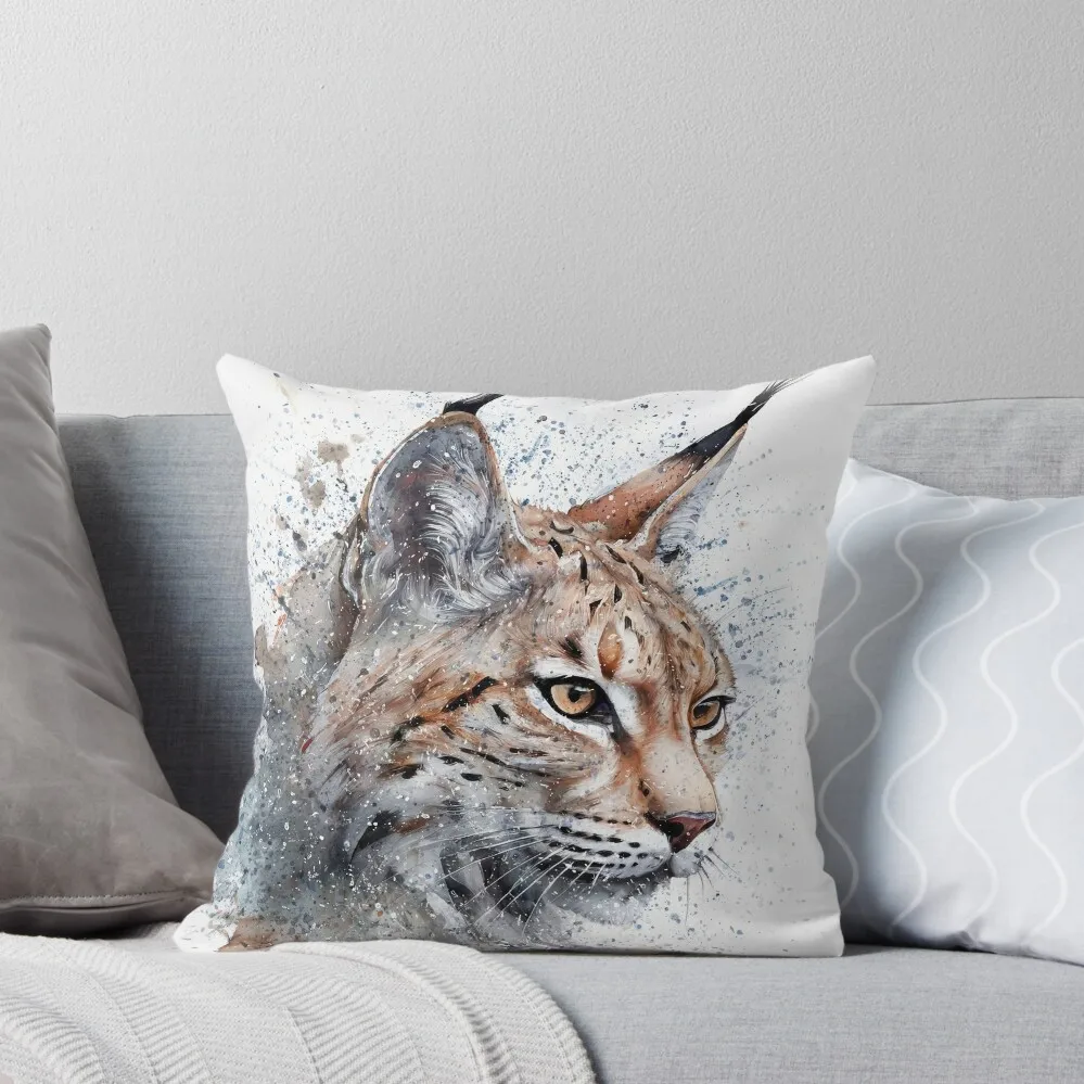 

Lynx - Grace and Strength Throw Pillow bed pillows Pillow Covers Decorative Rectangular Cushion Cover Sofas Covers pillow