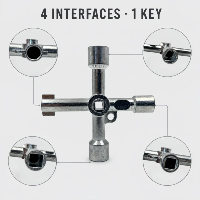 Llave Multiusos 4 en 1 para Re - Cabinet Lock Key reseña y precio