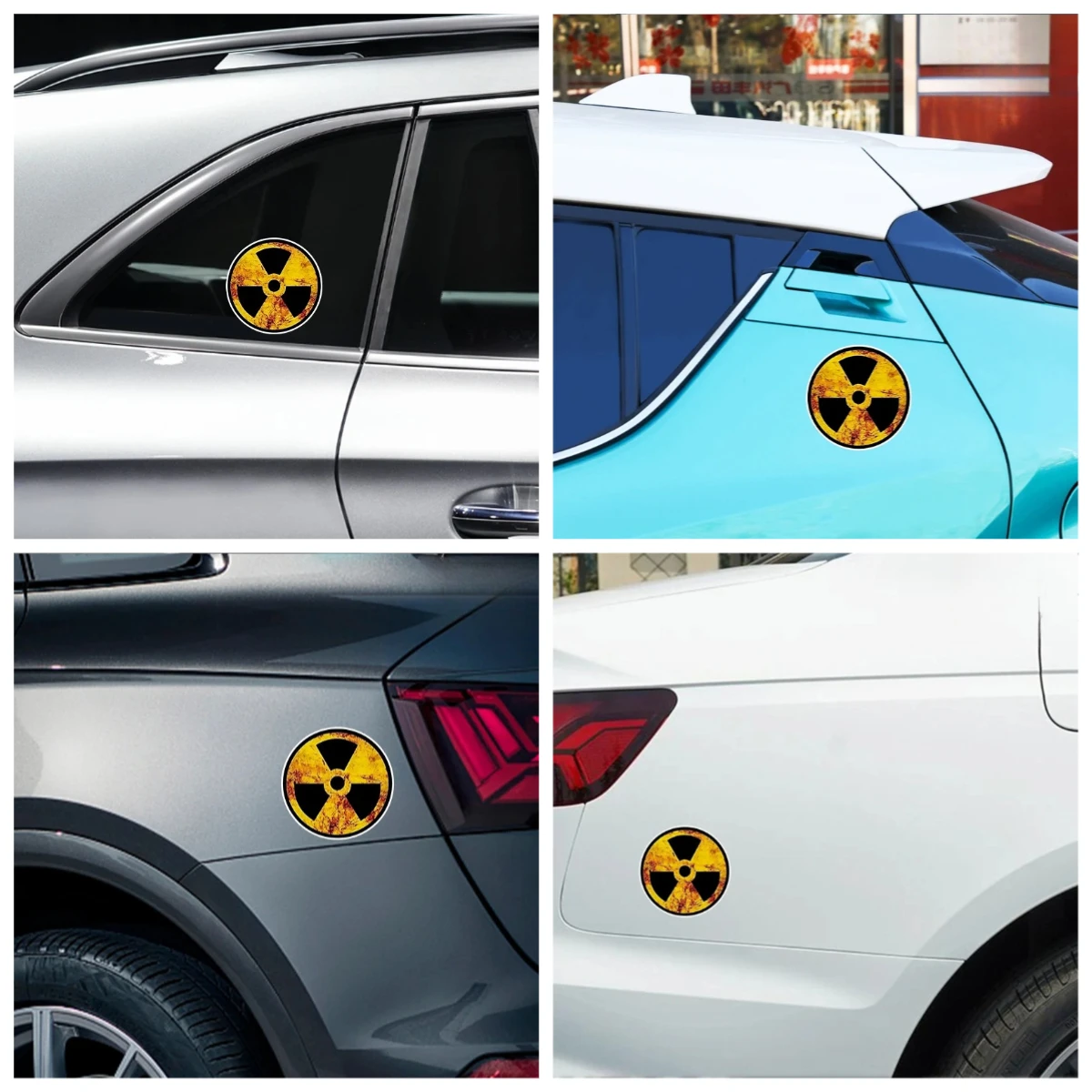 

Nuclear Radiation Vinyl Sticker | Waterproof Decal for Laptop, Car Window, Motorcycle Helmet