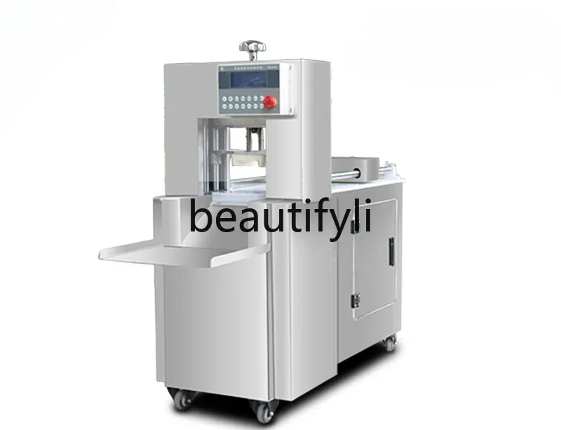 E132 قطاعة لفائف الضأن ذات التحكم العددي، قطاعة اللحوم المجمدة الأوتوماتيكية، قطاعة لحم البقر الدهون