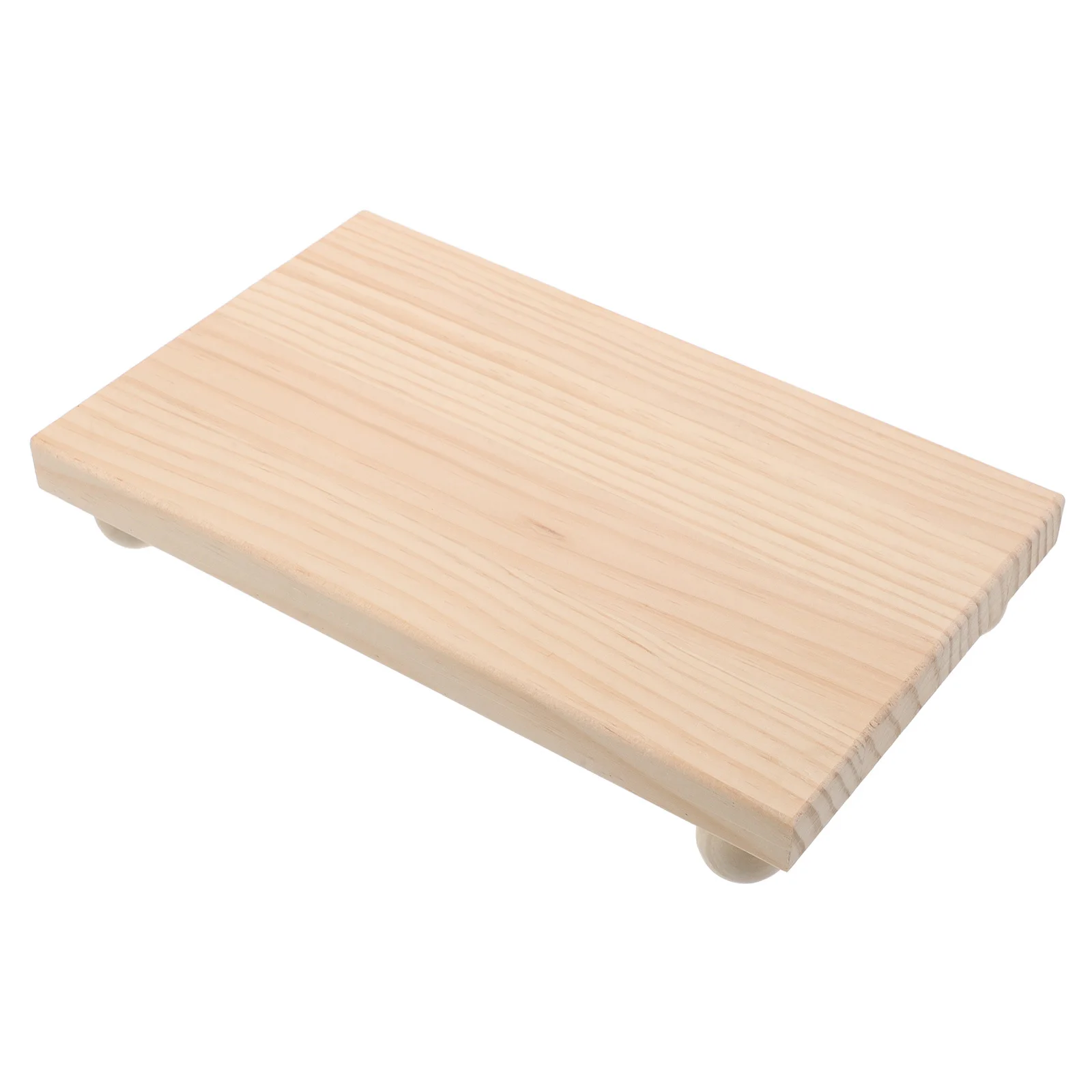 Wood Vanity Tray Rectangular Perfume Organizer Solid Wood Decorative Storage Tray for Dresser Bathroom Bedroom Makeup Organizer