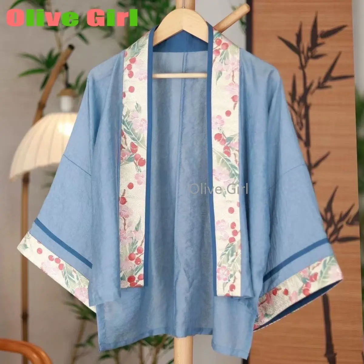 سونغ ستايل قميص قصير الحمالة والسراويل فانوس مطبوع الربيع الصيف الملابس النسائية الصينية التقليدية الأصلية Hanfu #3