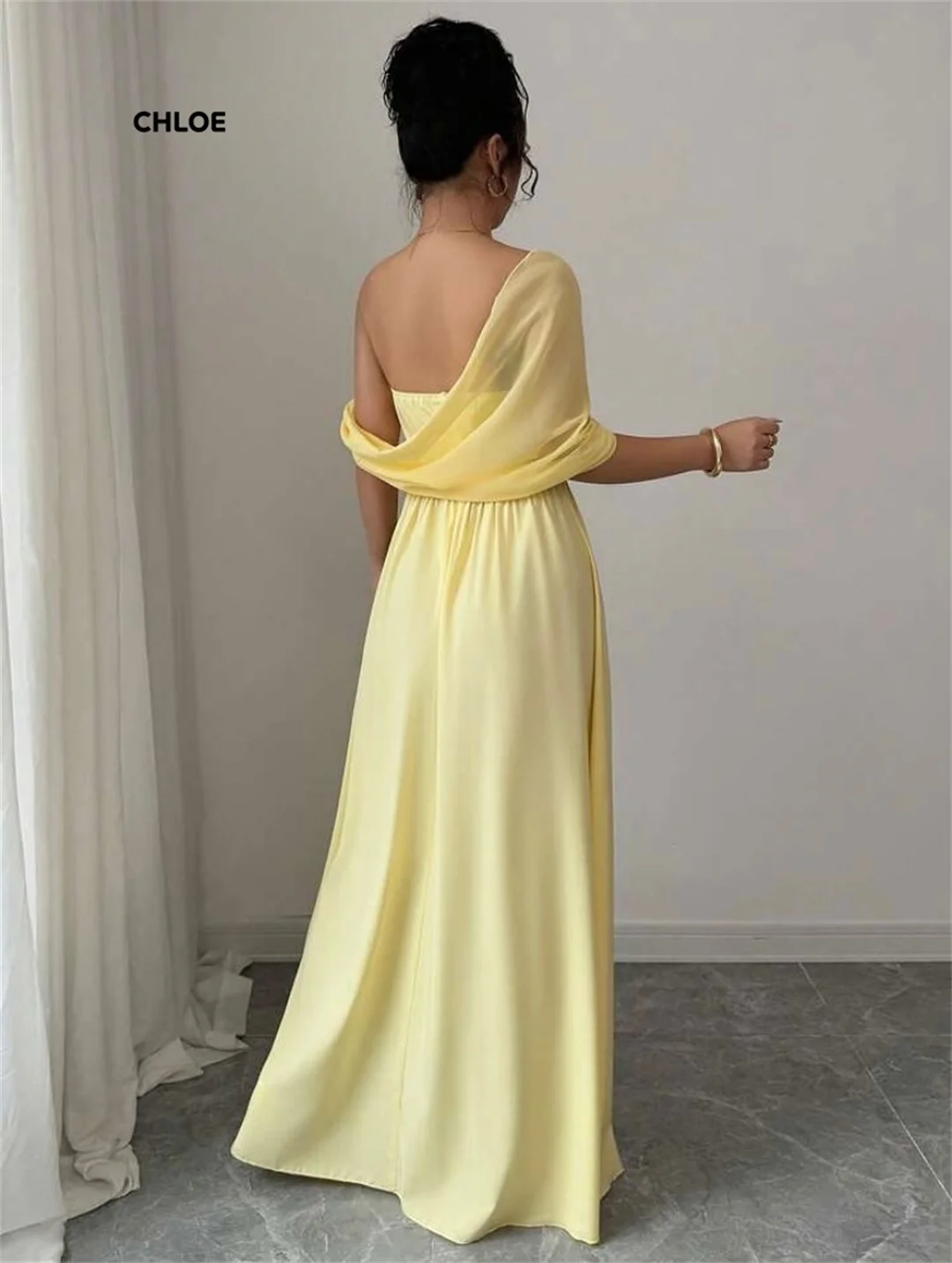 Элегантные вечерние платья на заказ для особых случаев. Роскошные платья для выпускного вечера. 2025 г., женские роскошные платья без рукавов на одно плечо.