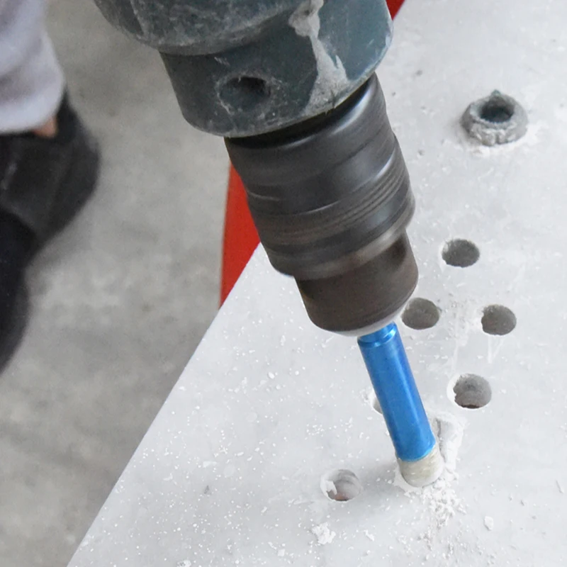 Durable Diamond Coated Core Drill Bit Dry Drilling for Glass Marble Granite Quartz Porcelain Ceramics Vitrified Tile Hole Opener