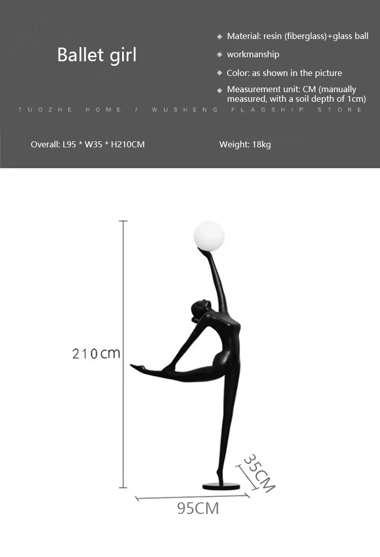 Large Standing Lights Creative Indoor Decor Hotel Lobby Living Room Floor Lamp Nordic Design Custom