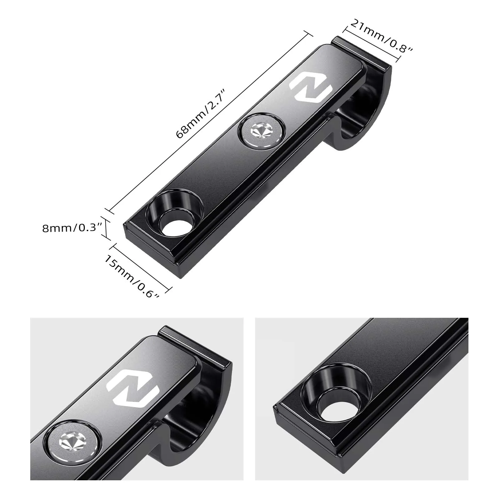Für Yamaha Raptor 700 2006–2023 Bremsleitungsklemmen 700R 2009–2023 Bremsschlauchleitung Schlauchhalter Klemme Kabelführung ATV Zubehör – Detail 7