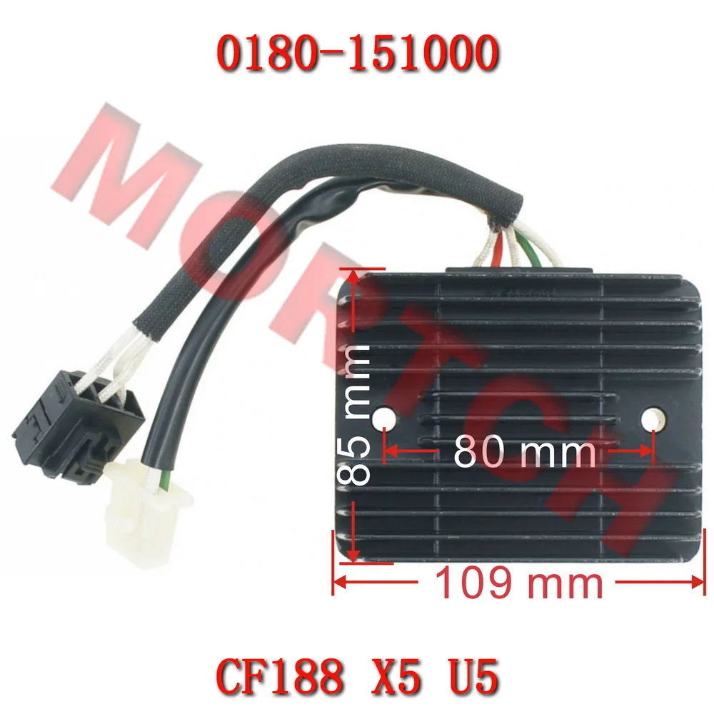 

Rectifier Voltage Regulator 0180-151000 For CF Moto 500cc ATV CF500 CF500-2 CF500-ABCDE ENGINE 172MM-F 1P52MI-B UTV CF500 CF188
