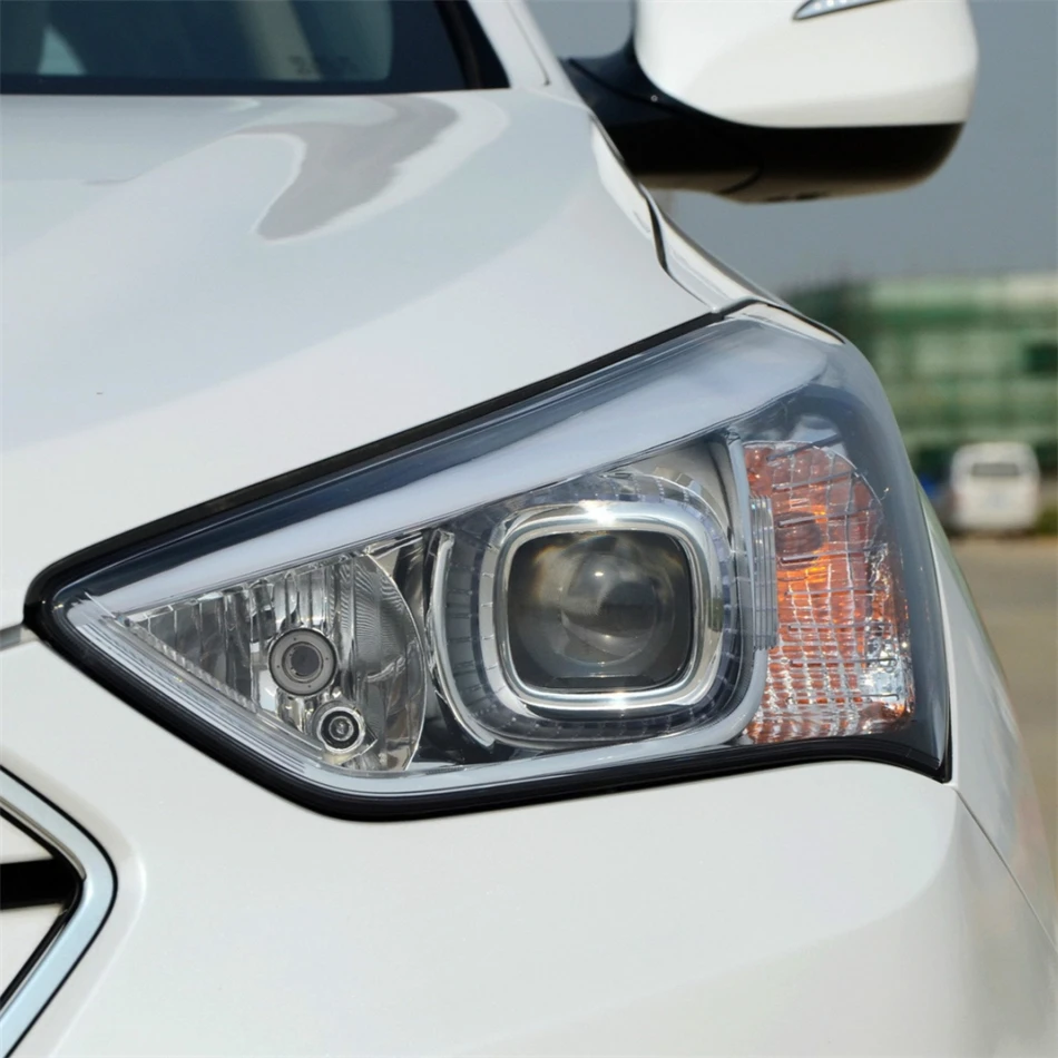 For Hyundai Santa Fe IX45 2013 2014 2015 2016 2017 2018 Auto Accessory Car Base Head Lamp Shell Back Rear Shell Lampshade Cover