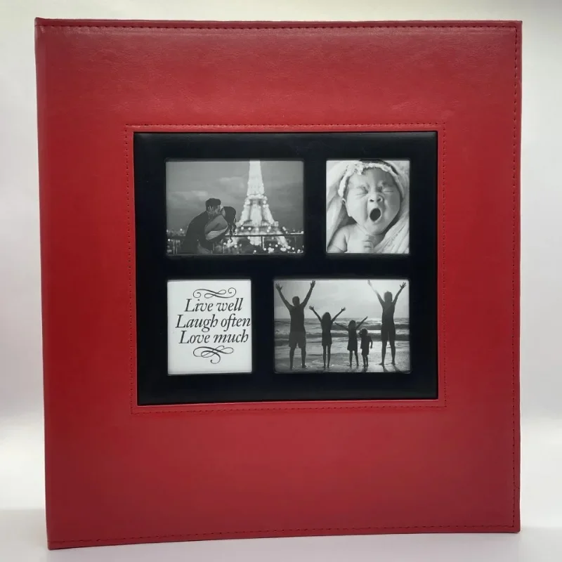 4x6-inch PU Leather Photo Album Can Hold 500 Photos with Large Gap-filling Capacity