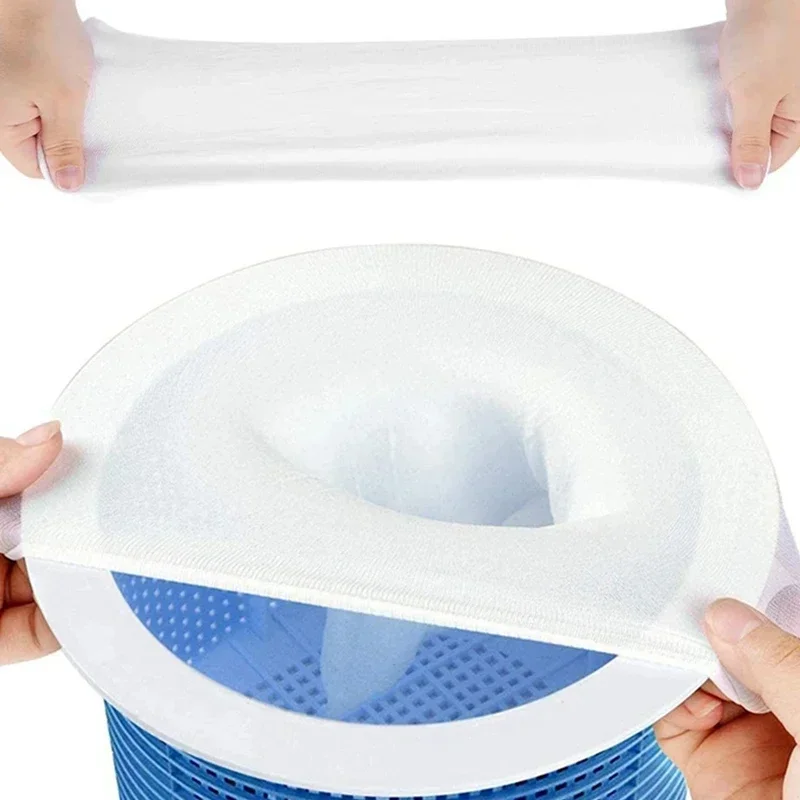 10pcs Pool Skimmer Socks Set Household Perfect Savers Nylon Mesh Design Swimming Pool Accessories for Filters Baskets Skimmer