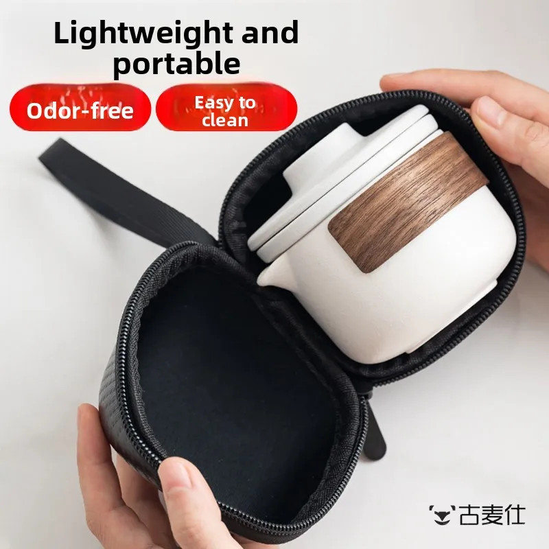 

Portable Travel Tea Set Solo Quick Guest Cup Outdoor Camping Glass Tea Cups Set Home Use Handy Tea Set Outdoor Activities