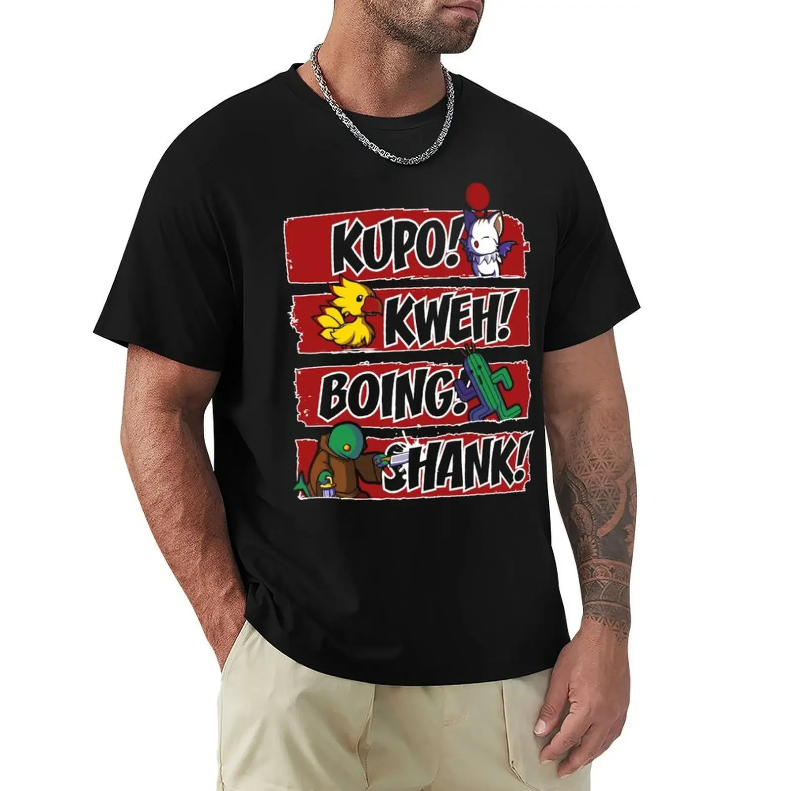 What Does the Tonberry Say? T-Shirt boys animal print oversized heavyweights designer shirts mens t shirts casual stylish