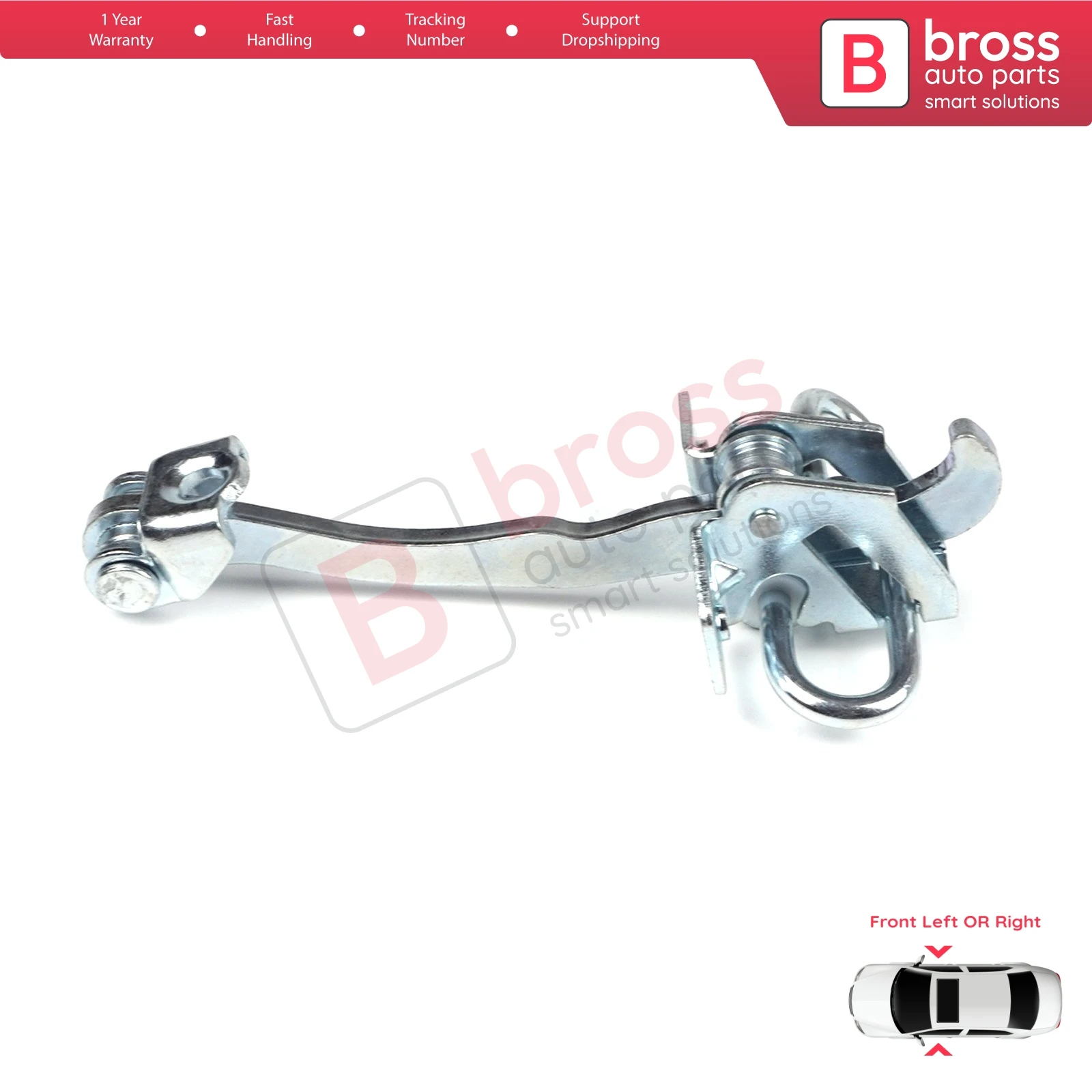 

BDP717 Front Left or Right Door Hinge Stop Check Strap Limiter 160245 for Vauxhall Opel Astra G 1998-2009 2/3 Door Zafira A