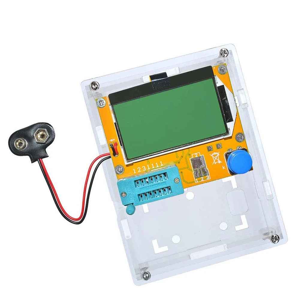 

Mega328 LCR-T4 тестер транзисторов, диод, Триод, емкость, компонент, тестер LCR, измерительный модуль MOS PNP/NPN с Чехол