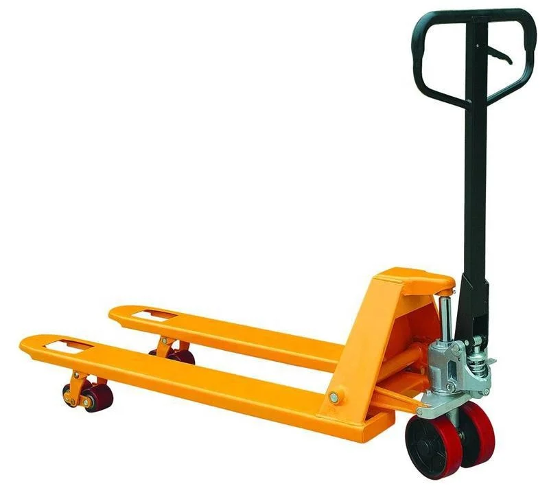 

Ручной вилочный погрузчик 2-тонной емкости Гидравлический ручной поддольный погрузчик Ручной домкрат для поддонов