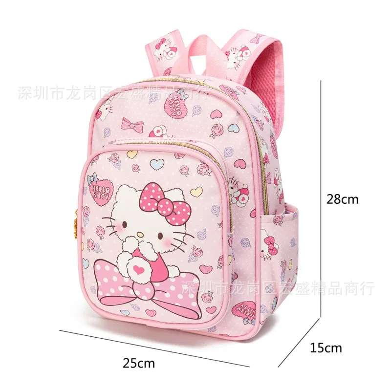 Sanrio Cartoon Hello Kitty plecak śliczny niebieski Cinnamoroll lekki plecak dla dzieci Kuromi przedszkole Kawaii tornistry