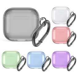 Clear Soft TPU Earphone Case for Apple AirPods 4 2024 Charging Case Wireless Earphone TPU Shockproof Charging Earphone Case Skin