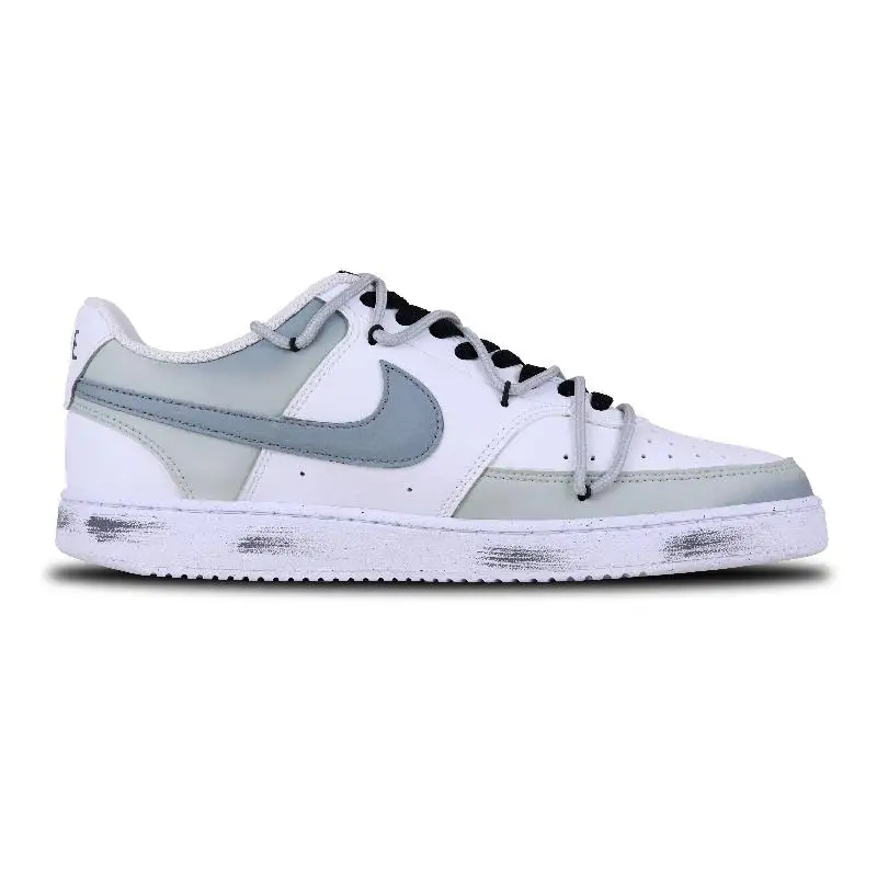 【Customize】Nike Court Vision 1 Skateboarding Shoes Unisex Low-top Light Green Sneakers shoes DH2987-101