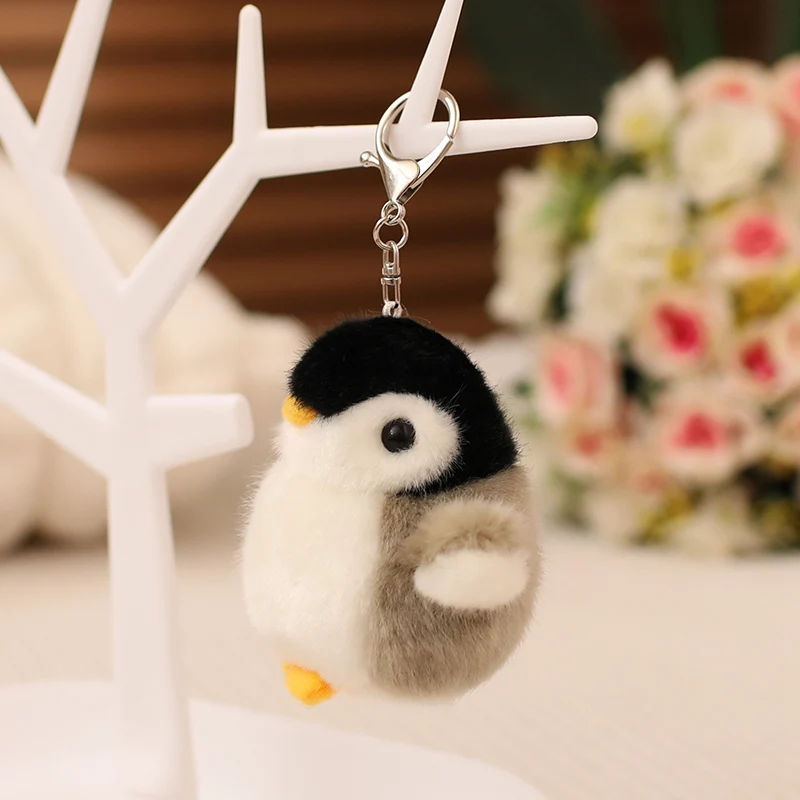 Brinquedo de pelúcia pinguim fofo para crianças Peluches macios, bicho de pelúcia, pingente antártico, adorável, decoração do quarto, presente para bebê, menina