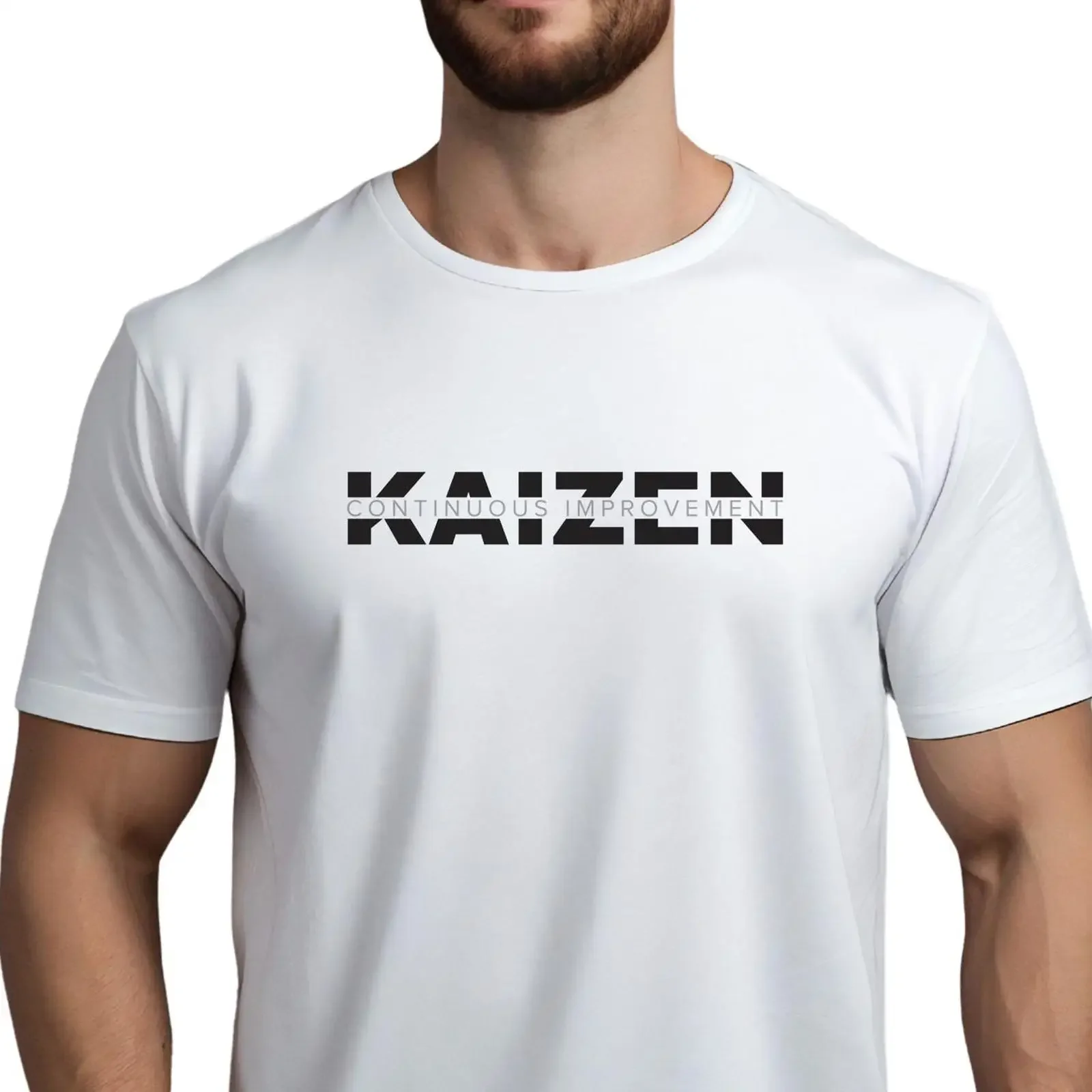 Kaizen T Shirt Continuous Improvement Growth Mindset  vintage Washed designer clothes Versatile Comfortable fashion Slightly