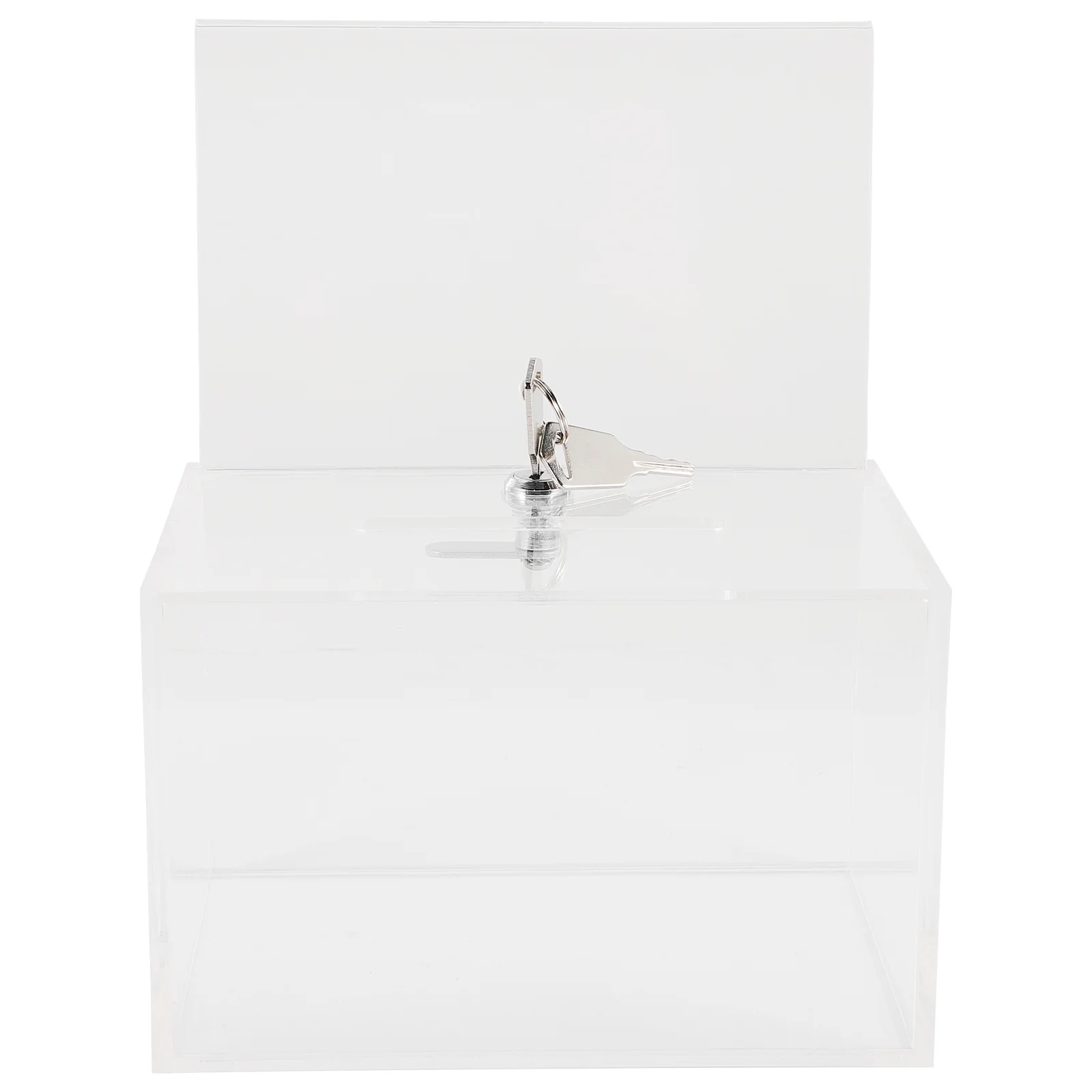 

Container Donation Box Charity Collection Acrylic Letter Ballot Boxes for Raffles