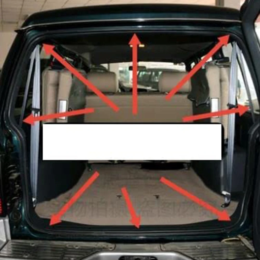 Tail Door Seal Strip Auto Seal Rear Hatch Gasket Tailgate Rubber Seal Wear-resistant Flexible Rubber Construction