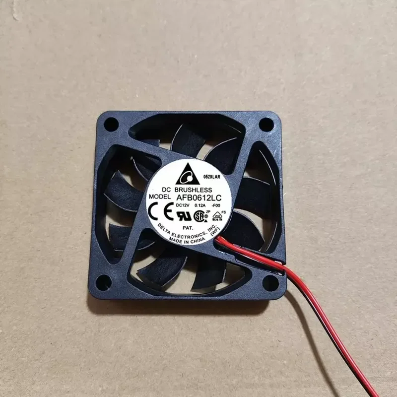 Original, Delta 6cm 6013 12V 0.12A three-wire, cooling fan AFB0612LC-8E1Q