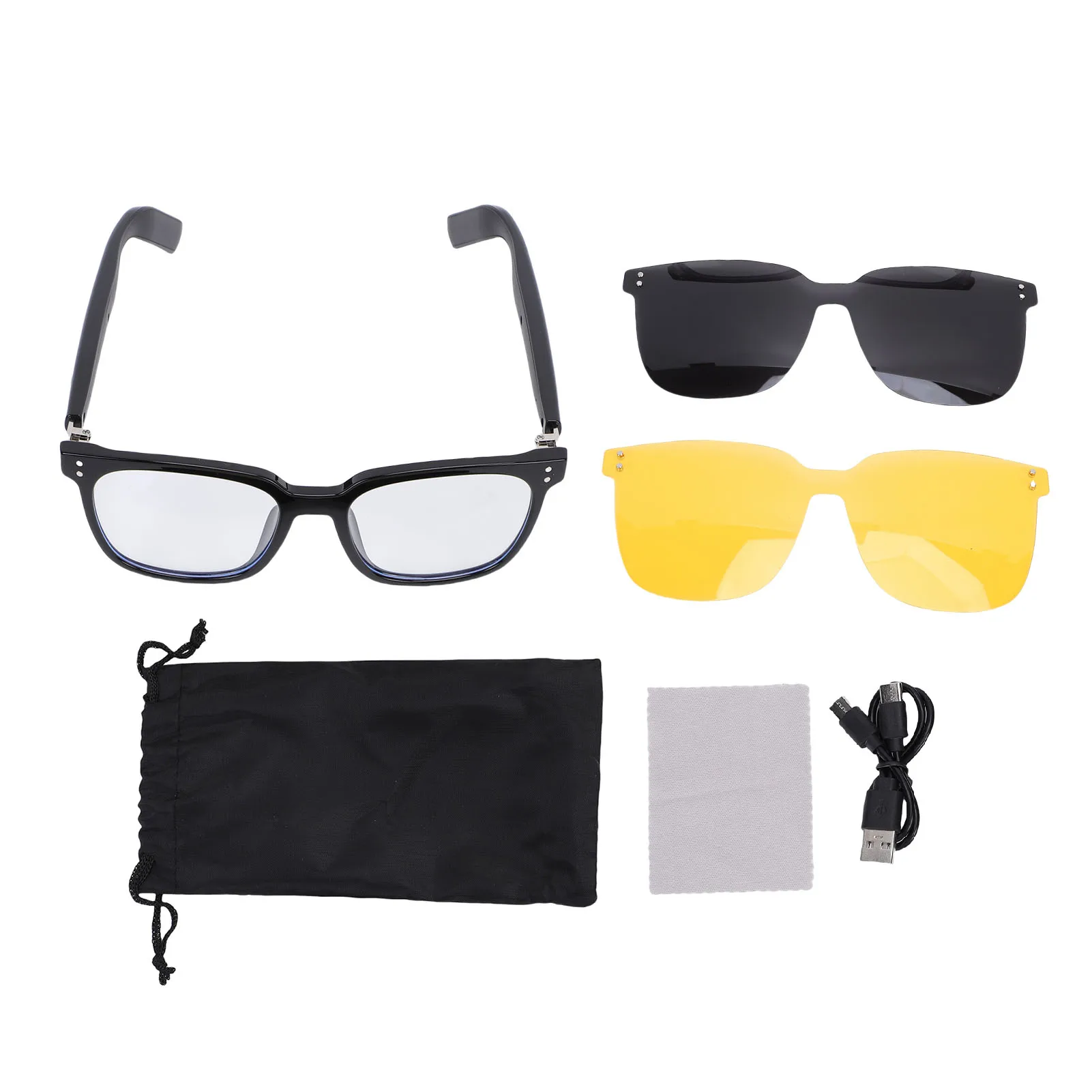 

Очки для перевода с искусственным интеллектом, 100 языков, умные Bluetooth-очки в реальном времени для прослушивания в социальном стиле, вызова музыки с микрофоном, динамиком