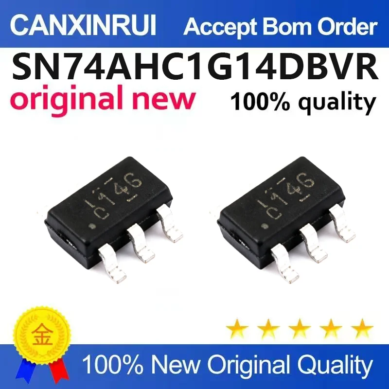 （5pcs-10pcs）New original SN74AHC1G14DBVR SOT-23-5 single channel Schmitt triggered inverter gate chip