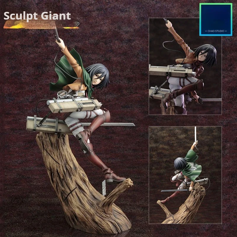 

Attack on Giant Handheld IJN MikasaLevi Ackerman Captain Eren Jaeger Anime Case Decoration Model Birthday Gift Periphery