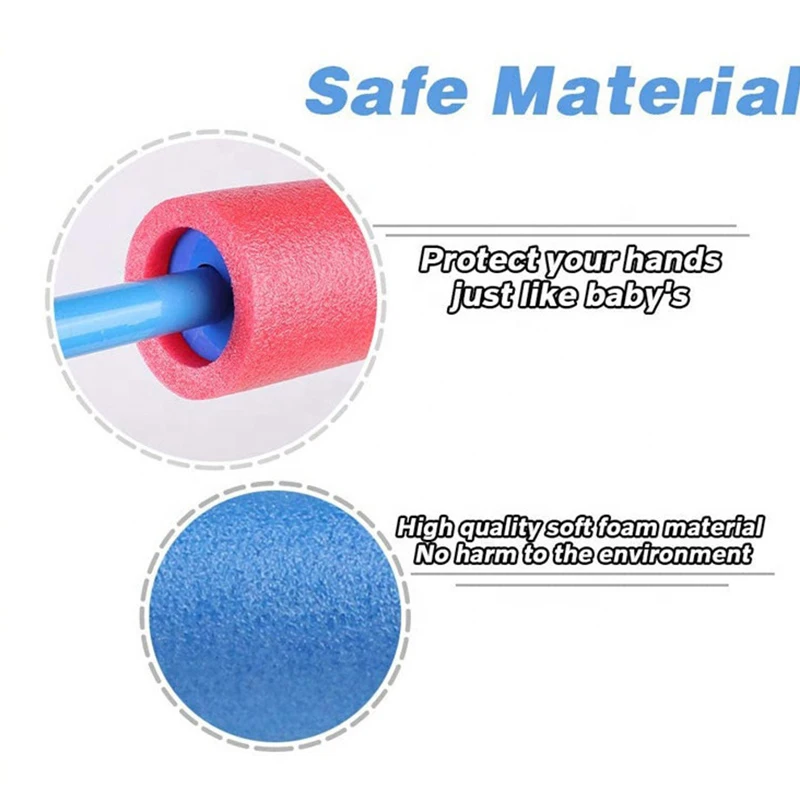 

2Pcs Random Beach Water Toy Foam Water Gun Water Gun Water Gun Pull Type Children EVA Summer Swimming Pool Bathroom Games Toy