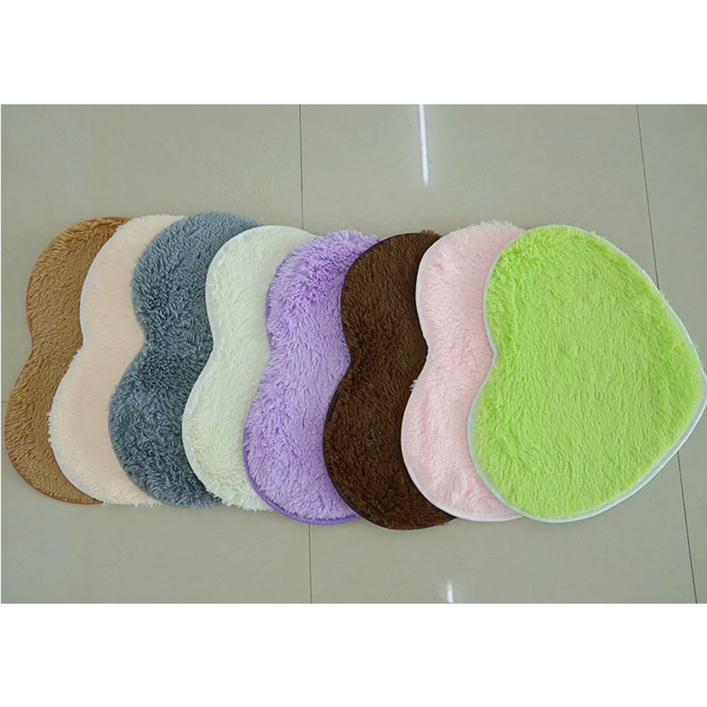 

Heart Shaped Cute Love Design Heart Floor Mat Super Soft Natural Material Floor Mat Cozy Bedroom Carpet