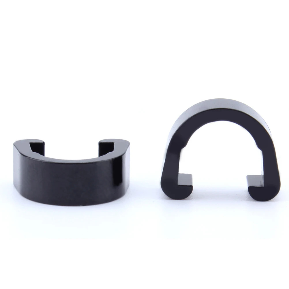 

100pcs Bicycle Cable Clips C Shaped Buckle Lightweight Durable Plastic Material Bike Brake Hose Ferrules Mountain Road Bikes