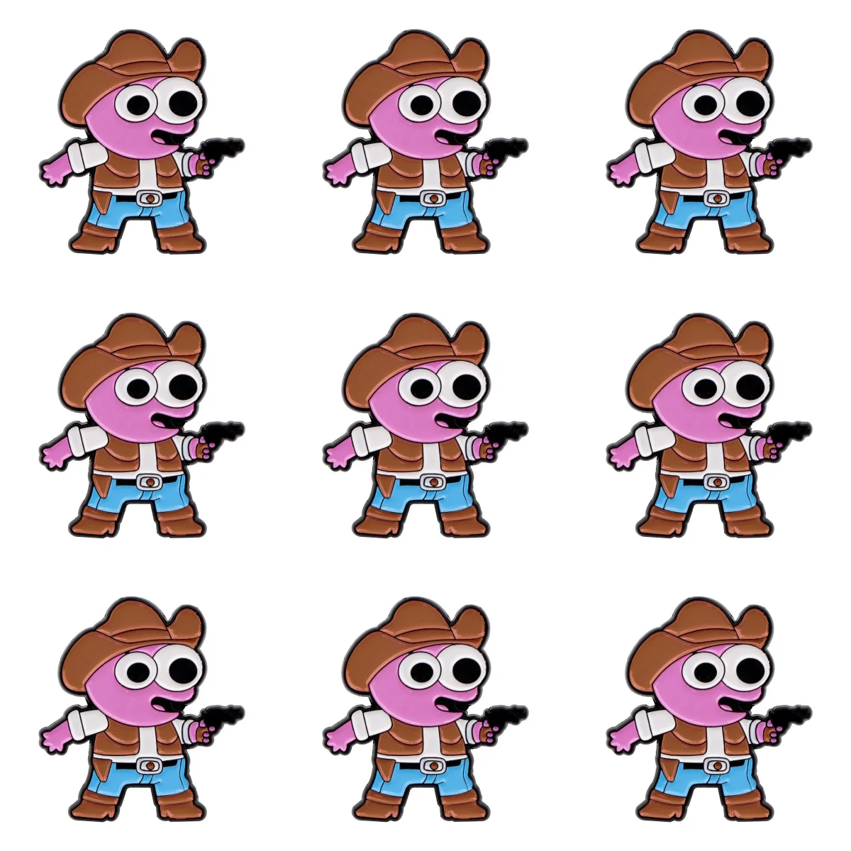 9 stücke Nette Figur Emaille Pin Cartoon Anime Brosche Set frauen Broschen Mode Revers Abzeichen Schmuck Freunde Geschenk