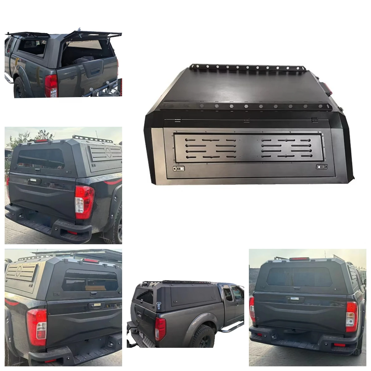 

L200 Pickup Bed Enclosure Hardtop Canopy Lockable Topper for Work and Camping Outdoor Use
