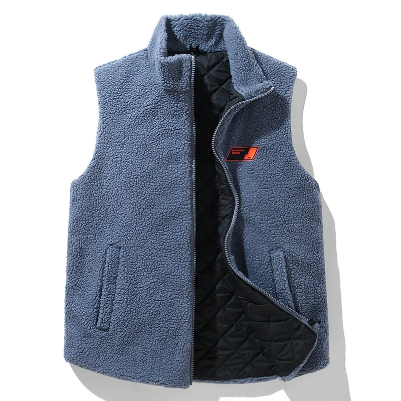 

Large size waistcoat thick warm men's casual fashion padded vest plus large jacket shoulders outer wear 12XL 11XL 10XL 9XL