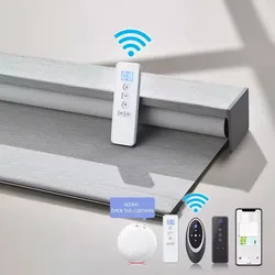 High Quality 100%Shade Polyester Easy To Clean Uv Protection Fabrict Zigbee Connect Alexa Motorized Roller Blinds For Windows