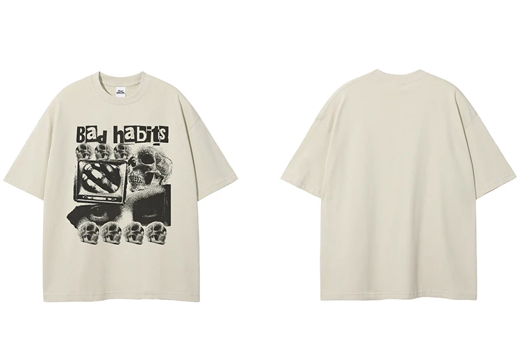 Skull Collage Graphic T-Shirt 4 Skull Collage Graphic T-Shirt