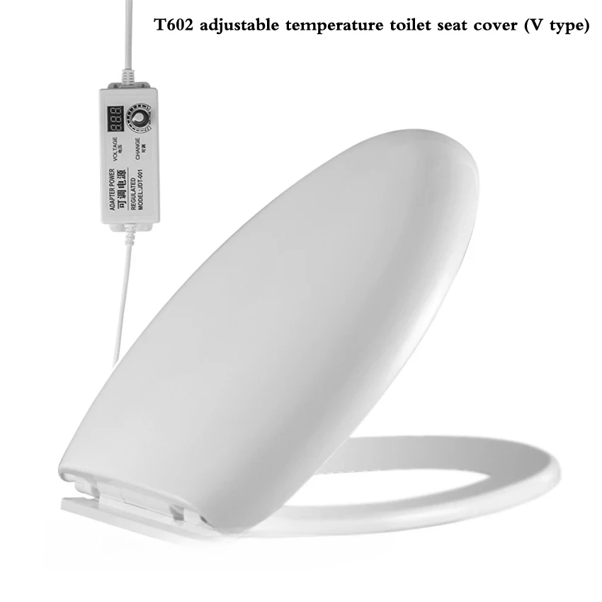 FOR Smart Heating Toilet Seat, U/V Type, 100V-220V, Fast Heated, Silent Buffer, ABS Material, Toilet Lid, Temperature Adjustable