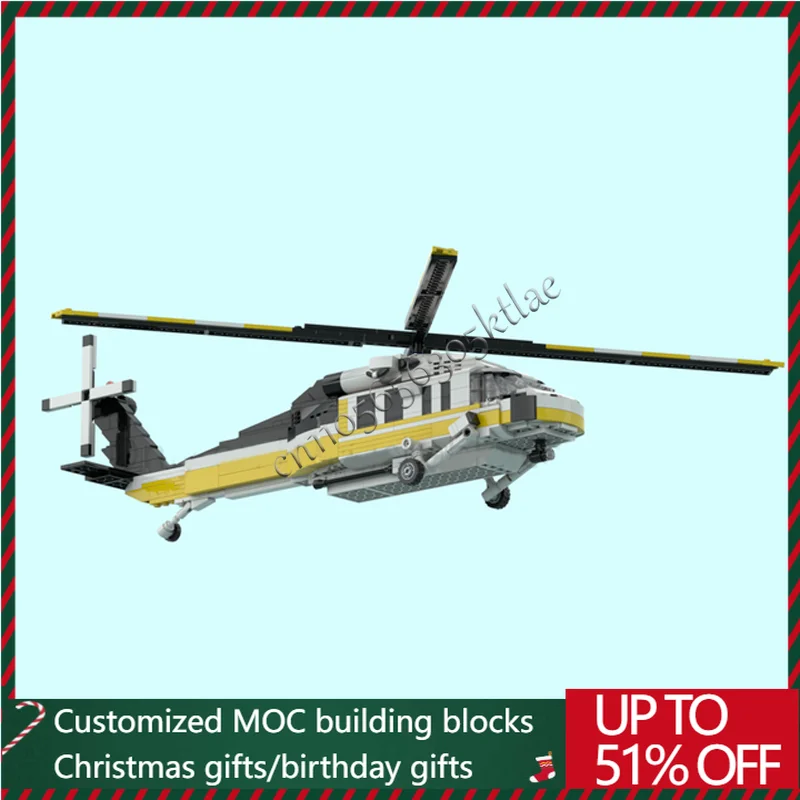 767 قطعة طائرة هليكوبتر لمكافحة الحرائق الجوية نموذج طائرة MOC بنة الطوب لعبة التجميع الإبداعية للأطفال هدايا عيد الميلاد