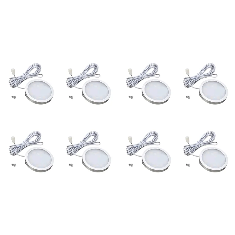 A03Q-8X 12V ไฟ LED RV Camper รถพ่วงเรือภายในเพดานลงโคมไฟหลังคา WARM White