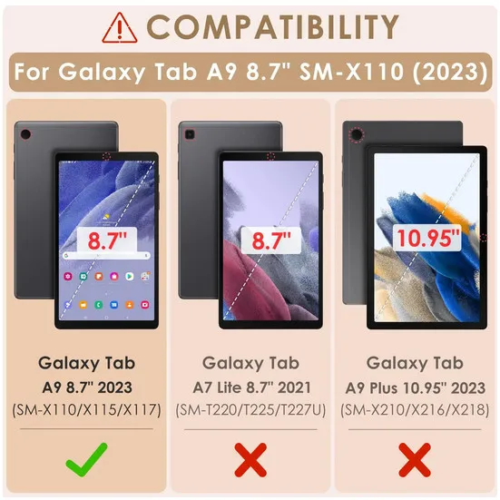 Tempered Glass For Samsung Galaxy Tab A9 8.7 2023 SM-X110 SM-X115 SM-X117 X110 X115 X117 Tablet Screen Protector Film