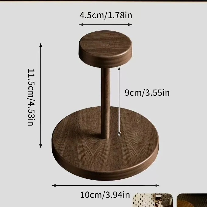 Cup Storage, Cup Picker, Storage Rack, High Aesthetic Paper Cup, Solid Wood Cup Holder, Dust-Proof Inverted Coffee Cup Holder