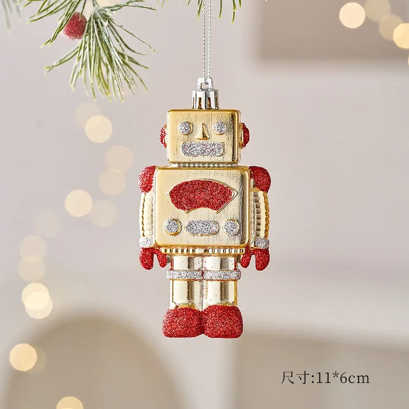 2026 Christmas Tree Decorations Christmas Resin Pendant Ornaments Home Decor DIY Kids Toys Gifts DIY Handmade Jewelry