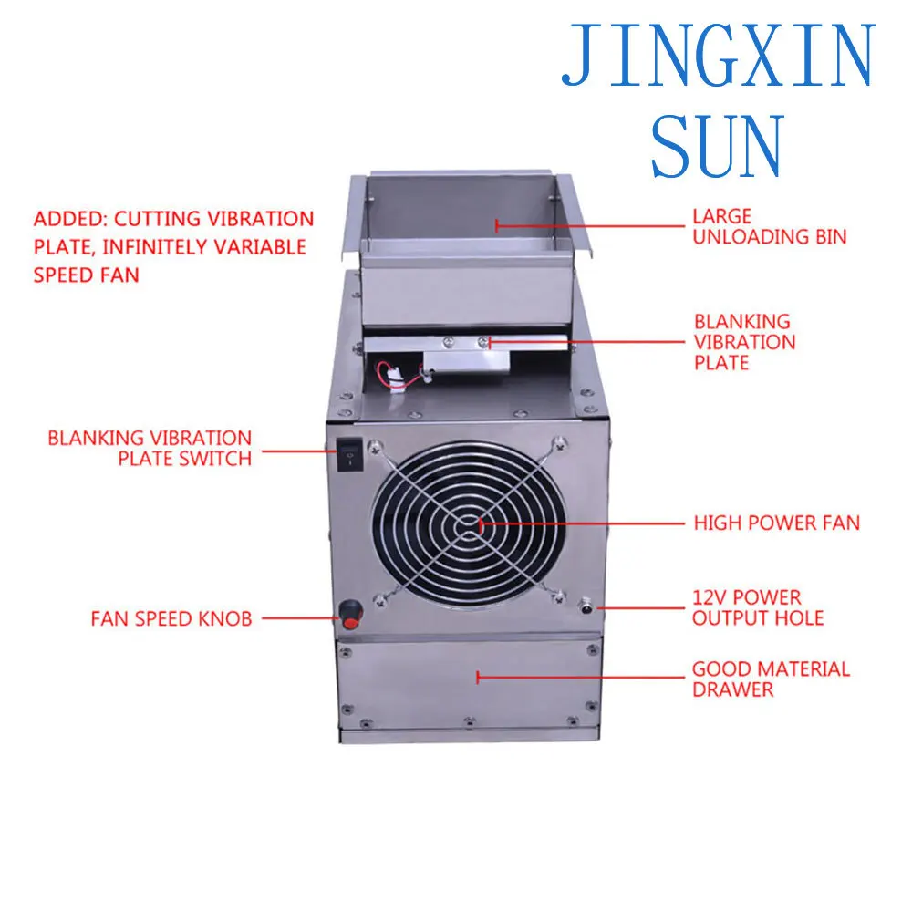 Grain Winnowing Machine Bird Feed Food Electric Grain Sieve Sift Thrower Shell Separator Screening Machine Electric Wind Sheller