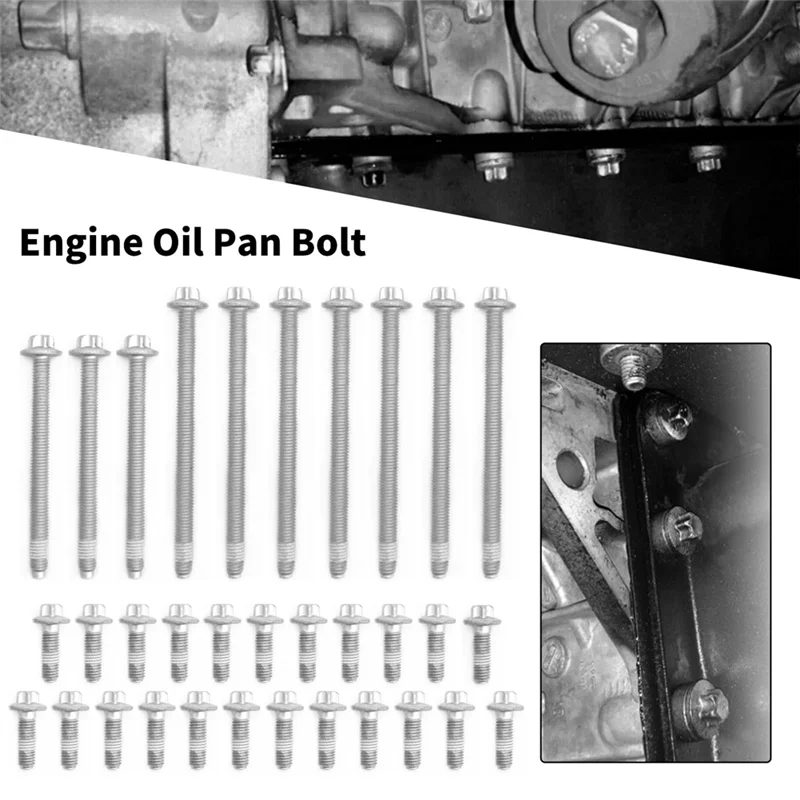 

Комплект болтов поддона масляного поддона двигателя хорошо-автомобиля 11132210959 Для BMW E81 E87 F20 новые высококачественные автозапчасти