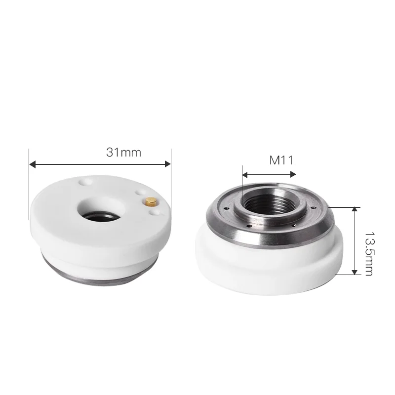 بودور الأصلي القطع بالليزر السيراميك حلقة فوهة حامل السيراميك الجسم الليزر قطع رئيس الاستشعار عازل D28 D32 D20.6M8 D31M11