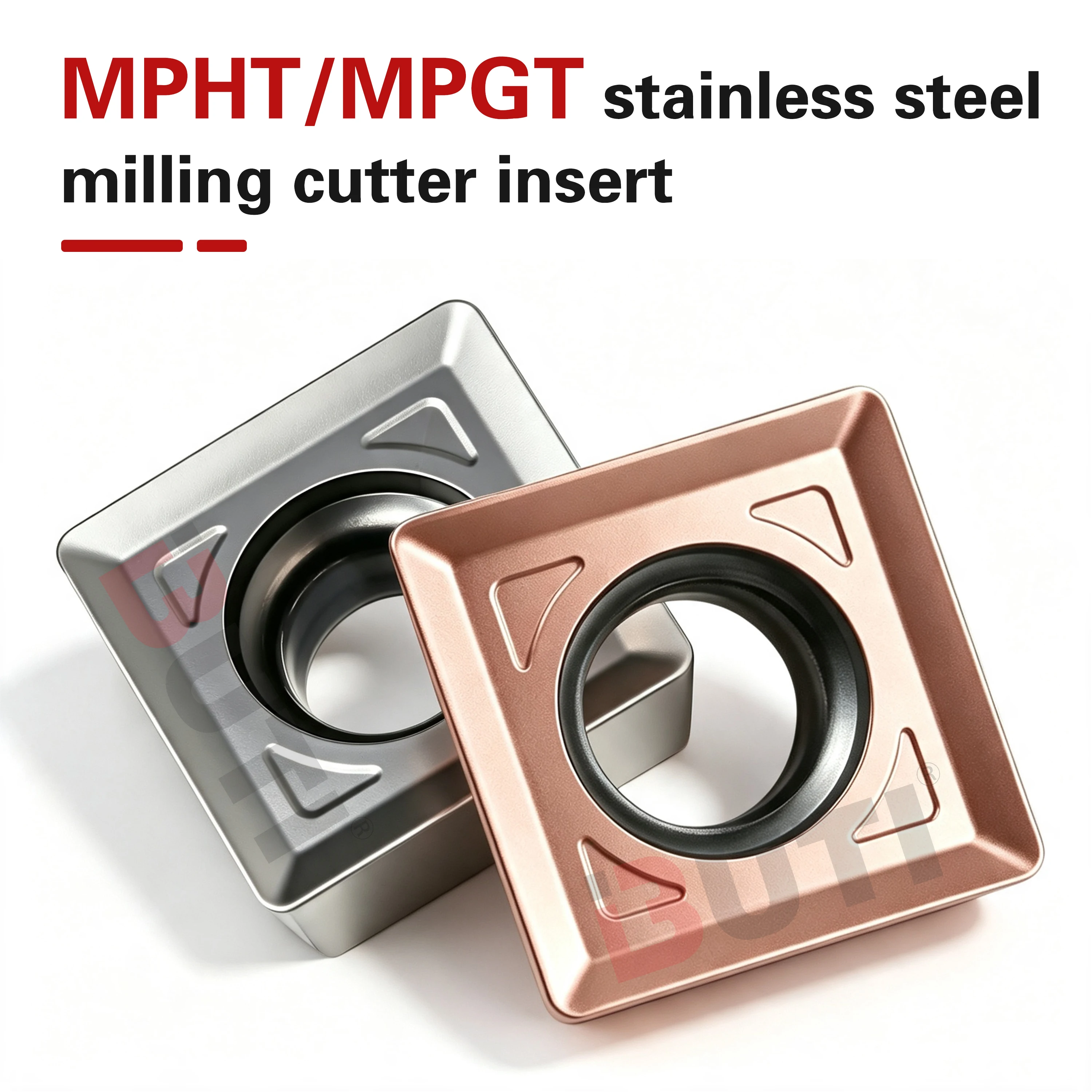 MPHT MPGT DESKAR Milling Insert MPHT/MPGT060304/080305/120408-SM LF6018 100% Original Stainless Steel Three Sided Milling Blades